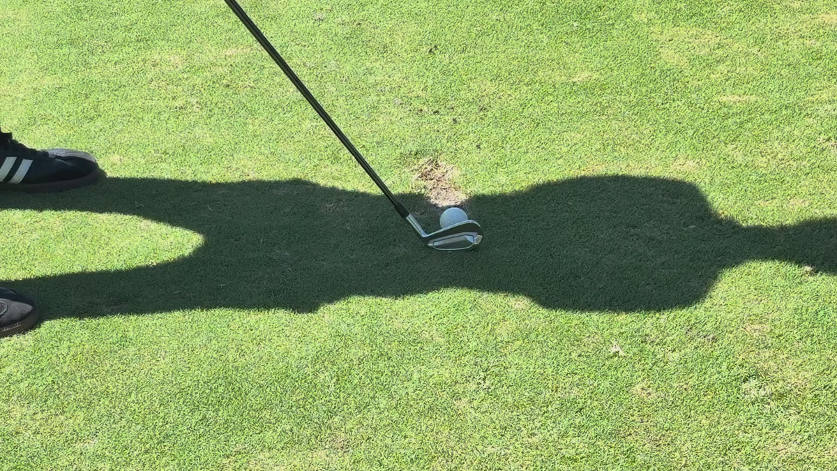 How to set Strike Wedge up for heel strikes and shanks (set-up video, Strike Wedge Academy edit).